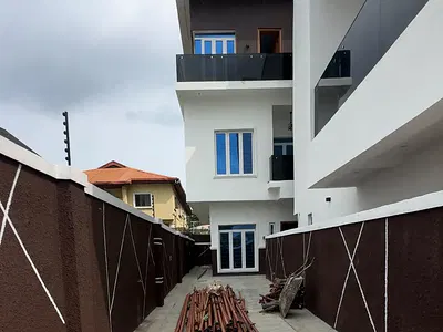 Newly Built 4 Bedroom Semi Detached Duplex with BQ in Secure Estate — Gbagada, Lagos