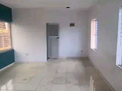 Open Plan Up Floor Office Space Tiled, Pop 2 Toilets — Gbagada, Lagos