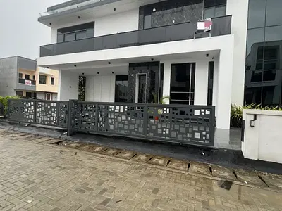 Newly Built Luxury 5-Bedroom Fully Detached Duplex with Cinema, BQ — Lekki, Lagos