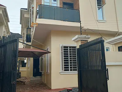 Ready to Move in 4 Bedroom with BQ 3 Parking Security House — Lekki, Lagos