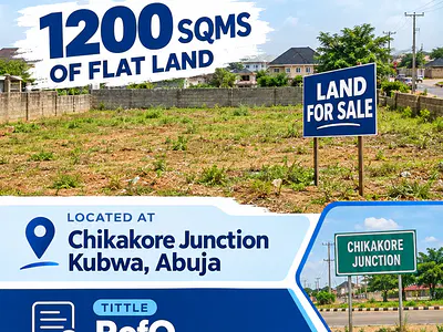 1200SQM Mixed Use Land — Chikakore Junction, Kubwa, Abuja