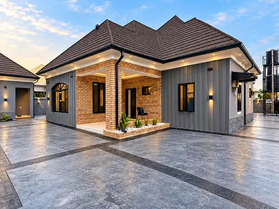 Luxurious 4 Bedroom Detached Bungalow, 3 Rooms BQ, Greenery — Lokogoma District, Abuja