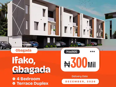4 Bedroom Terraced Duplex — Ifako, Gbagada, Lagos