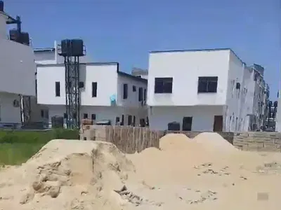 Land Measuring 600SQM with Over 5K Moulded Blocks and Marine Boards — Buena Vista Estate, Orchid Road, Lekki, Lagos