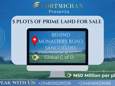 5 Plots of Prime Land — Ajah, Lagos