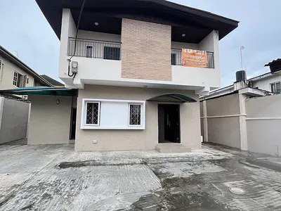 5 Bedroom Detached Duplex with 2 Bedroom BQ and a Mini Flat — Adeniyi Jones, Ikeja, Lagos
