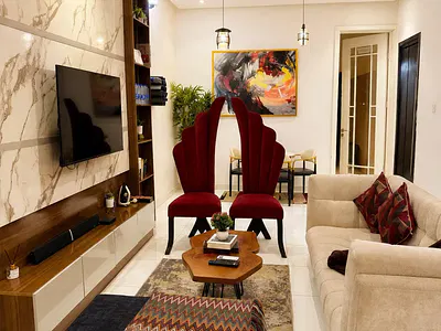 1 Bedroom Furnished Apartment with View — Oniru, Victoria Island (VI), Lagos