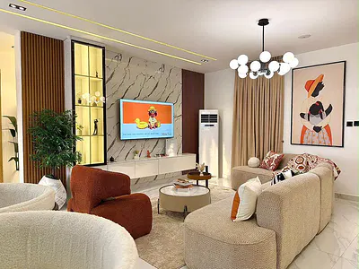 2 Bedroom Luxury Apartment with PS5 & Swimming Pool — Ikate, Lekki, Lagos