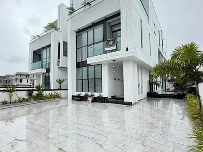 Contemporary 5 Bedroom Detached Duplex with Pool — Ajah, Lagos