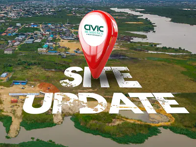 Waterfront Plot of Land — Civic Residence, Sangotedo, Ajah, Lagos