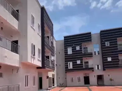 Newly Built 1 Bedroom En-Suite Flat with an Enclosed Fitted Kitchen, — Ikate Elegushi, Lekki, Lagos
