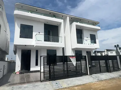 4 Bedroom Semi-Detached Duplex with BQ — Captains Court, Lekki Palm City Estate, Ajah, Lagos