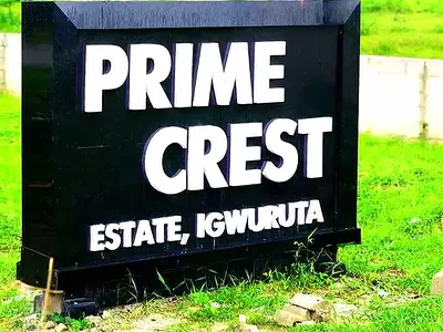465 SQM Land — Prime Crest Estate, Behind Salvation Ministries Cathedral, Igwuruta, Port Harcourt, Rivers