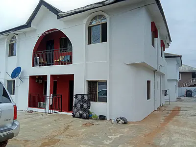 Building Consist of Four Flat — Isuti Road Igando Off LASU Ojo Road, Igando, Alimosho, Lagos