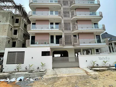 4 Bedroom Terraced Duplex Penthouse with Pool, Private Cinema, Office Space — Palm Spring, Ikate, Lekki, Lagos