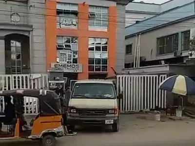 A Big Plaza Formerly Used for a Club House, with 2 Floors and a Staff — Ajah, Lagos