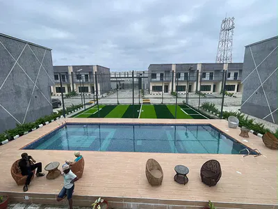 Newly Built 3 Bedroom Terraced Duplex with BQ — Abraham Adesanya Estate, Ajah, Lagos