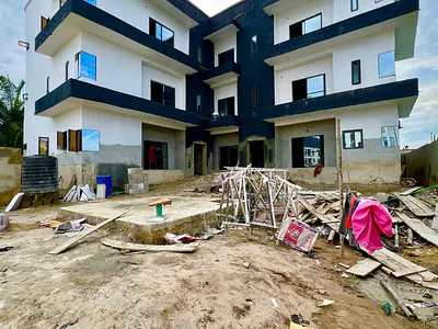 1 Bedroom Flat with Balcony and Fitted Kitchen — Ajah, Lagos