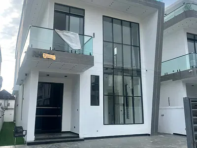 5 Bedroom Semi-Detached House with BQ and Pool — Chevron, Lekki, Lagos