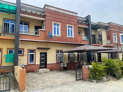 Well Finished 4 Bedroom Terraced House with BQ — Buena Vista Estate, Orchid Road, Lekki, Lagos