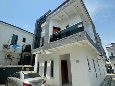 4 Bedroom Detached Duplex with BQ — Orchid Road Lekki Lagos, Lekki, Lagos