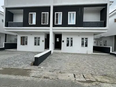 Brand New and Fully Serviced 4 Bedroom Semi-Detached Duplex with BQ — Ajah, Lagos