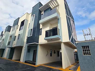 Brand-New and Luxurious Four (4) Bedroom Terrace House with a Room BQ — Oregun, Ikeja, Lagos
