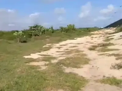 Dry Land Facing Beach Front — By Coatal Road Beach Front, Sangotedo, Ajah, Lagos