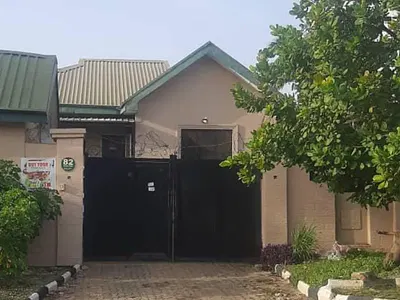 Massive 2 Bedroom Semi Detached Bungalow with 2 Room BQ in an Estate — Galadimawa, Abuja