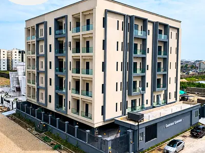 Brand New 2 Bedroom on a Tarred Road in an Estate — Lekki Phase 1, Lekki, Lagos