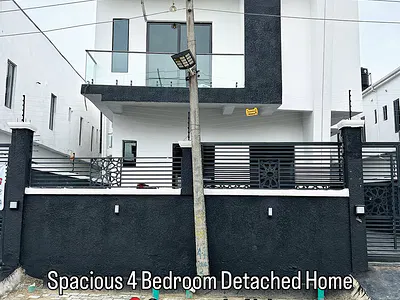 4 Bedroom Detached House with BQ — Sangotedo, Ajah, Lagos