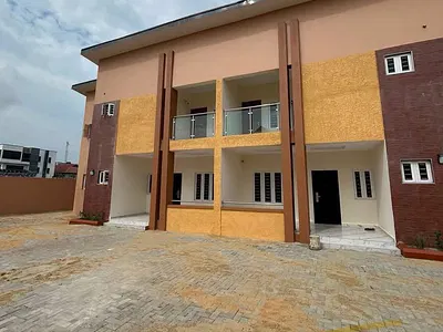 Well Finished 3 Bedroom Terraced Home with BQ — Lekki Phase 2 Estate, Ajah, Lagos
