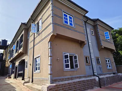 Newly & Fantastically Built 4 Units of 2 Bedroom Apartments — Transelodrone Layout Phase 3, Off Adoration Road, Emene, Enugu, Enugu