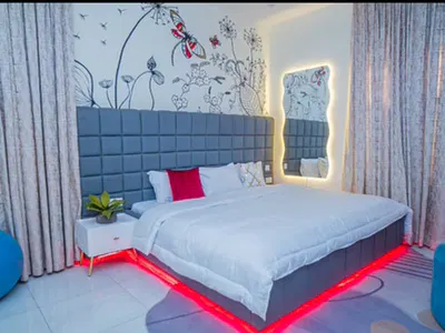 Luxury Furnished Single Room with Swimming Pool and Gym — Atlantis 3 Estate, Ologolo, Lekki, Lagos