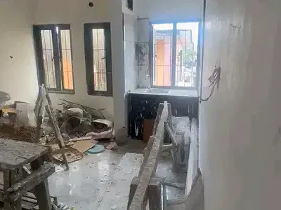 A Standard Spacious Miniflat Upstairs with Kitchen Cabinet — Pedro Road, Gbagada, Lagos