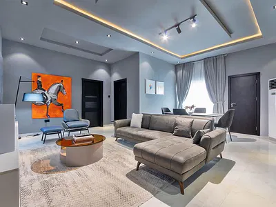 Tastefully Furnished 3-Bedroom Terrace Duplex with 2 Living Rooms, Swi — Lekki, Lagos