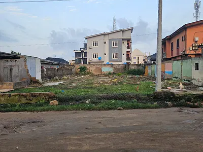 A Standard Plot of Bare Land, Fenced in a Prime Location — Akowonjo, Alimosho, Lagos