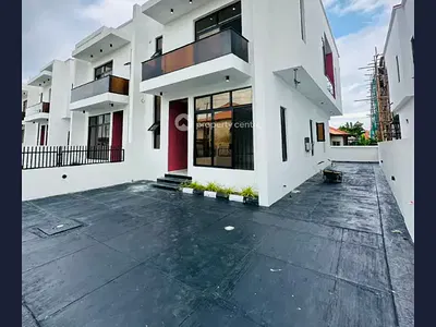 Newly Built 4 Bedroom Semi-Detached Duplex with BQ — Golden Park Estate, Sangotedo, Ajah, Lagos