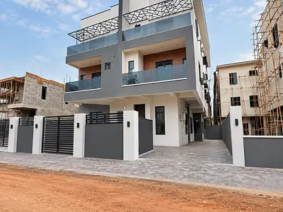 Newly Built 4 Bedroom Semi-Detached Duplex with BQ in Secure Estate — Adeniyi Jones, Ikeja, Lagos