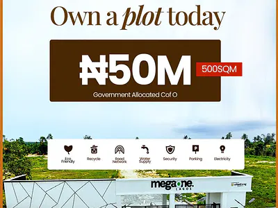 500SQM Residential Land Plot — Lekki-Epe Expressway, Ibeju Lekki, Lagos