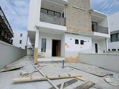 Newly Built 4 Bedroom Semi Detached Duplex with BQ — Gbagada, Lagos
