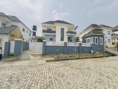 A Brand New 4-Bedroom Fully Detached Duplex + BQ — Idu-Karmo District, After Nizamiyel Hospital (Turkish Hospital), Idu Industrial, Abuja