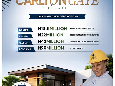 Plots of Land at Carlton Gate Estate — Dakwo, Lokogoma District, Abuja