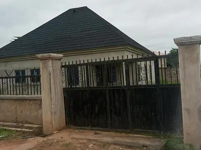 Semi Finished 3 Bedroom Detached Bungalow — By Sharia Court, Dukpa Road, Gwagwalada, Abuja