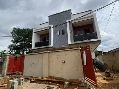 Newly Built Stunning 3 Bedroom Semi Detached Duplex + BQ — Fagba, Agege, Lagos