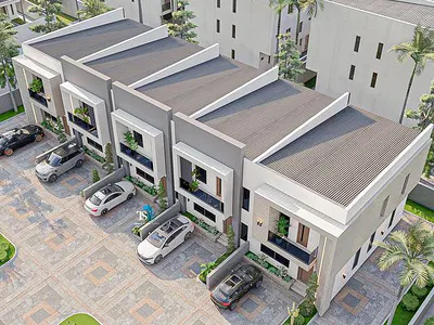 Distress 4 Bedrooms Terraced Duplex with BQ — Jahi, Abuja