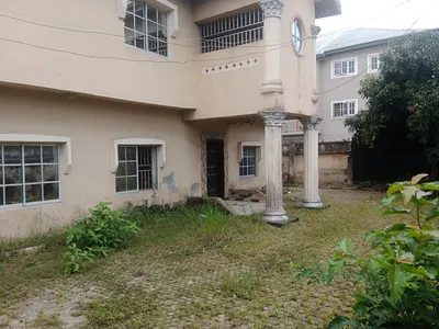 Wing of 5 Bedroom Duplex with 2 Room BQ and 2 Flats at the Back — Progress Estate, Badore, Ajah, Lagos