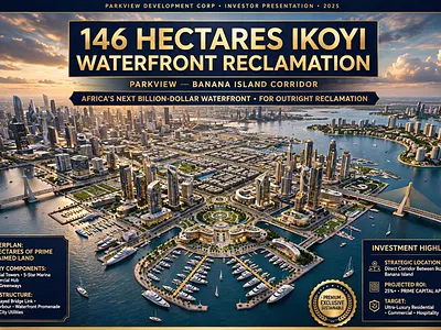 146 Hectares Waterfront Reclamation Land — Parkview, Ikoyi, Lagos