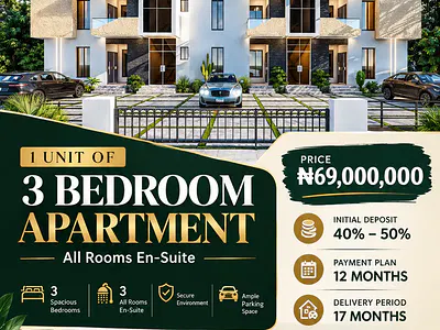 3 Bedroom Apartment (Off-Plan) — Life Camp, Abuja