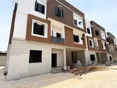7 Bedrooms Terraced Duplex with One BQ — Guzape District, Abuja